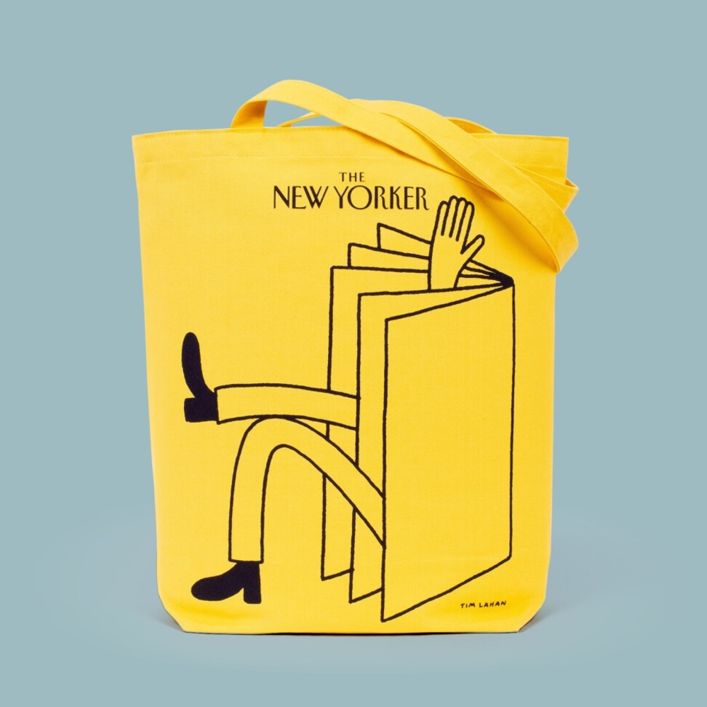 The New Yorker Canvas Tote Bag